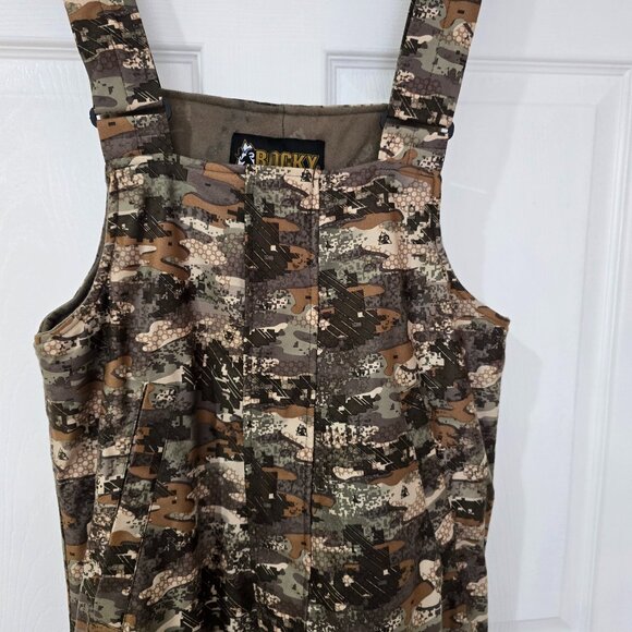 Rocky Prohunter Waterproof Insulated Bibs Pants Camo Size Medium - Picture 1 of 13